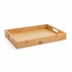 Bandeja de Bambu 39cm x 28cm x 5cm com Fundo em Treliça Wolff